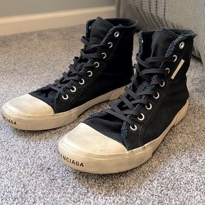 Balenciaga Mens High Top Paris Sneaker